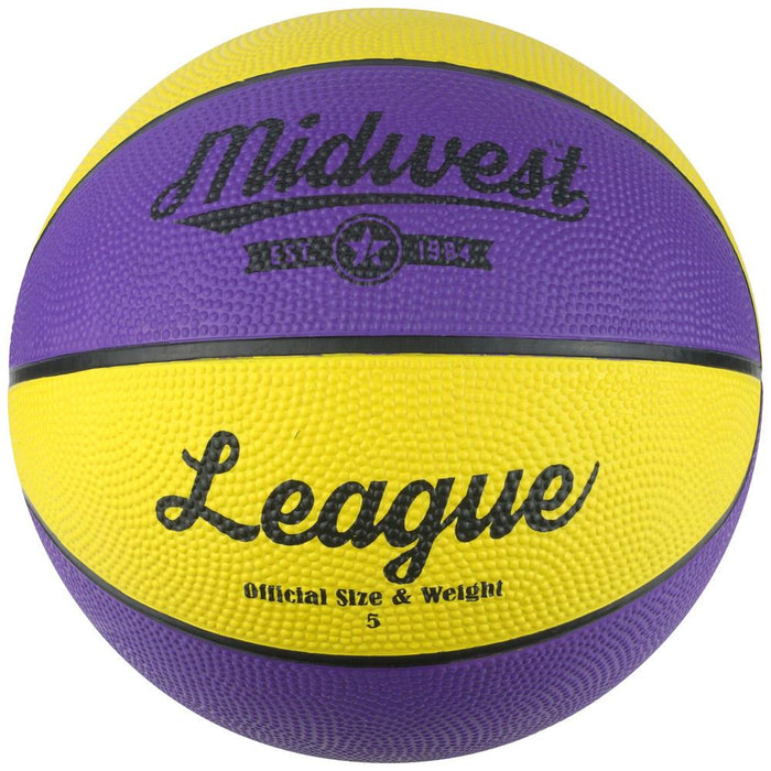 Midwest League Basketball 5 Yellow/Purple 5 Yellow/Purple