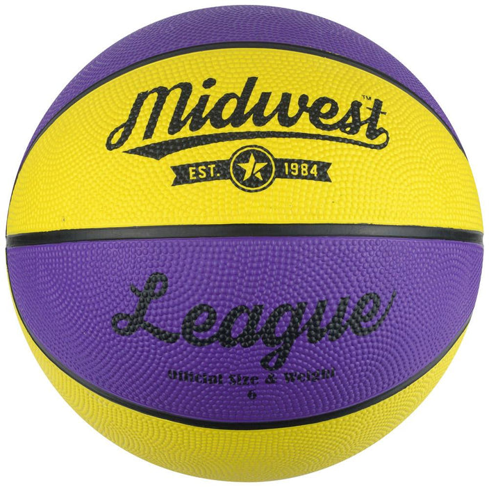 Midwest League Basketball 6 Yellow/Purple 6 Yellow/Purple