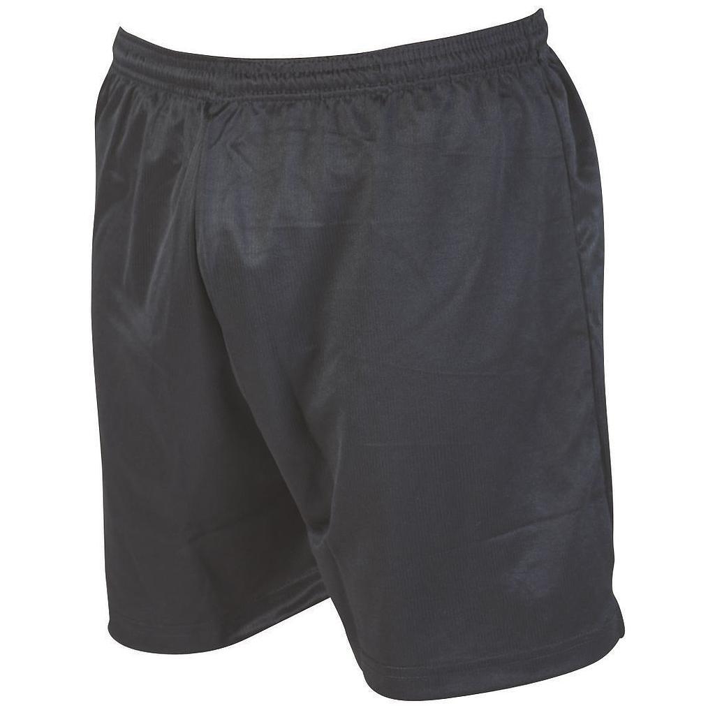 Precision Micro-stripe Football Shorts Junior XS Junior 18-20" Black XS Junior 18-20" Black
