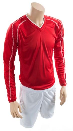 Precision Marseille Shirt & Short Set Adult XL 46-48" Red/White XL 46-48" Red/White