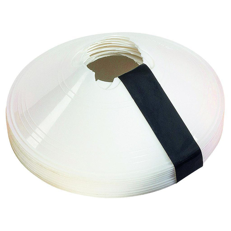 Precision Sleeved Set of 10 Saucer Cones White White