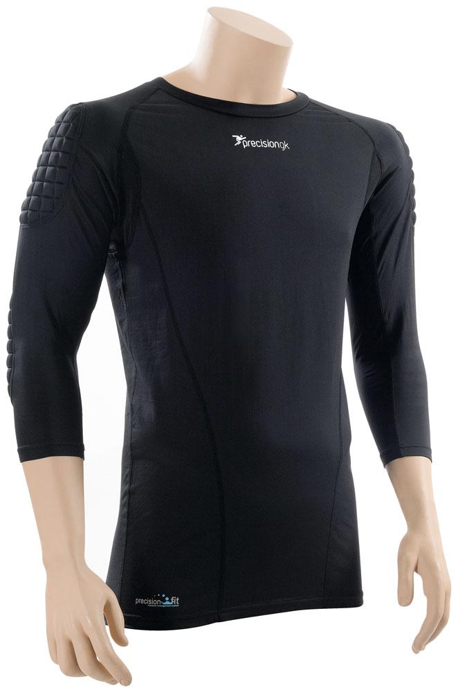 Precision Padded Baselayer GK Shirt Adult Large 42-44" Black Large 42-44" Black