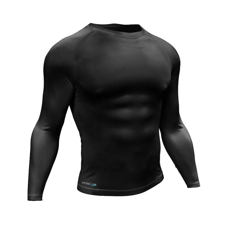 Precision Essential Baselayer Long Sleeve Shirt Adult Small 34-36" Black Small 34-36" Black