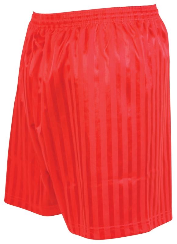 Precision Striped Continental Football Shorts Junior XS Junior 18-20" Red XS Junior 18-20" Red