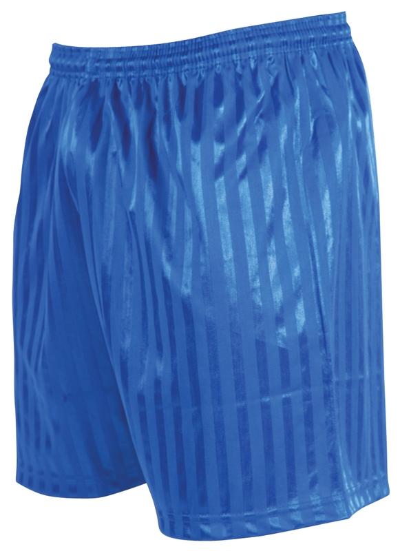 Precision Striped Continental Football Shorts Junior S Junior 22-24" Royal S Junior 22-24" Royal