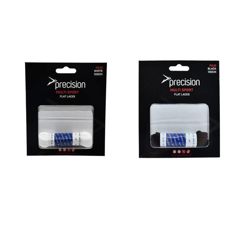 Precision Flat Laces (Single) 180cm White 180cm White