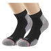 1000 Mile Run Anklet Men's (Twin Pack) (Recycled) Large Black/Grey Large Black/Grey
