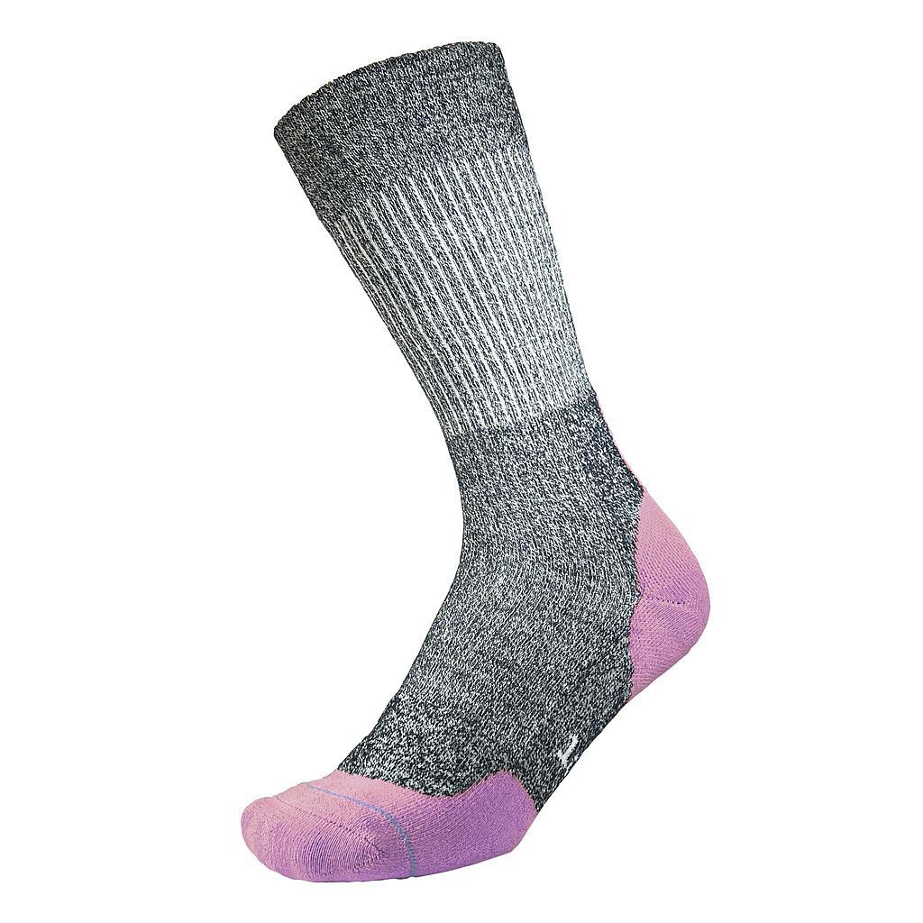 1000 Mile Fusion Walk Sock Ladies (Recycled) Medium Navy Marl/Mauve Medium Navy Marl/Mauve