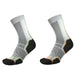 1000 Mile Trek Sock Men's (Twin Pack) (Recycled) Large Black/Orange+Black/Green Large Black/Orange+Black/Green