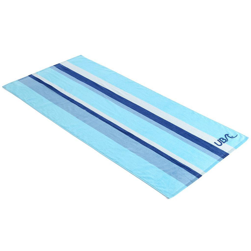 UB Blue Stripe Cotton Towel Blue/Aqua/White Blue/Aqua/White