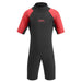 UB Kids Sharptooth Shorty Wetsuit 3-4 Years Black/Red 3-4 Years Black/Red