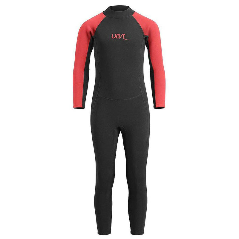 UB Kids Sharptooth Long Wetsuit 5-6 Years Black/Red 5-6 Years Black/Red