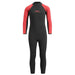 UB Kids Sharptooth Long Wetsuit 7-8 Years Black/Red 7-8 Years Black/Red