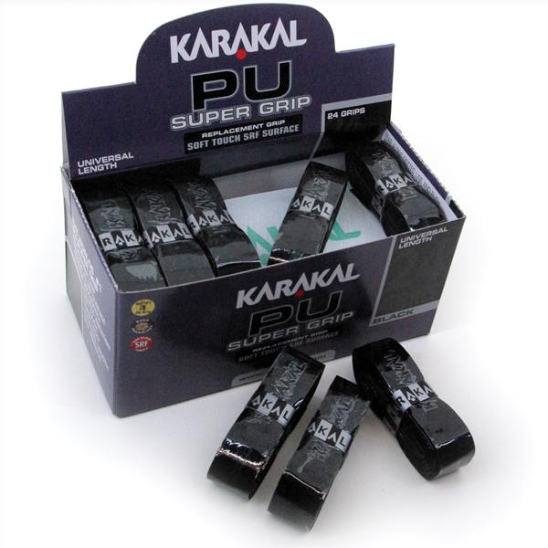 Karakal Black PU Super Grip (Pack of 24) Pack of 24 Black Pack of 24 Black