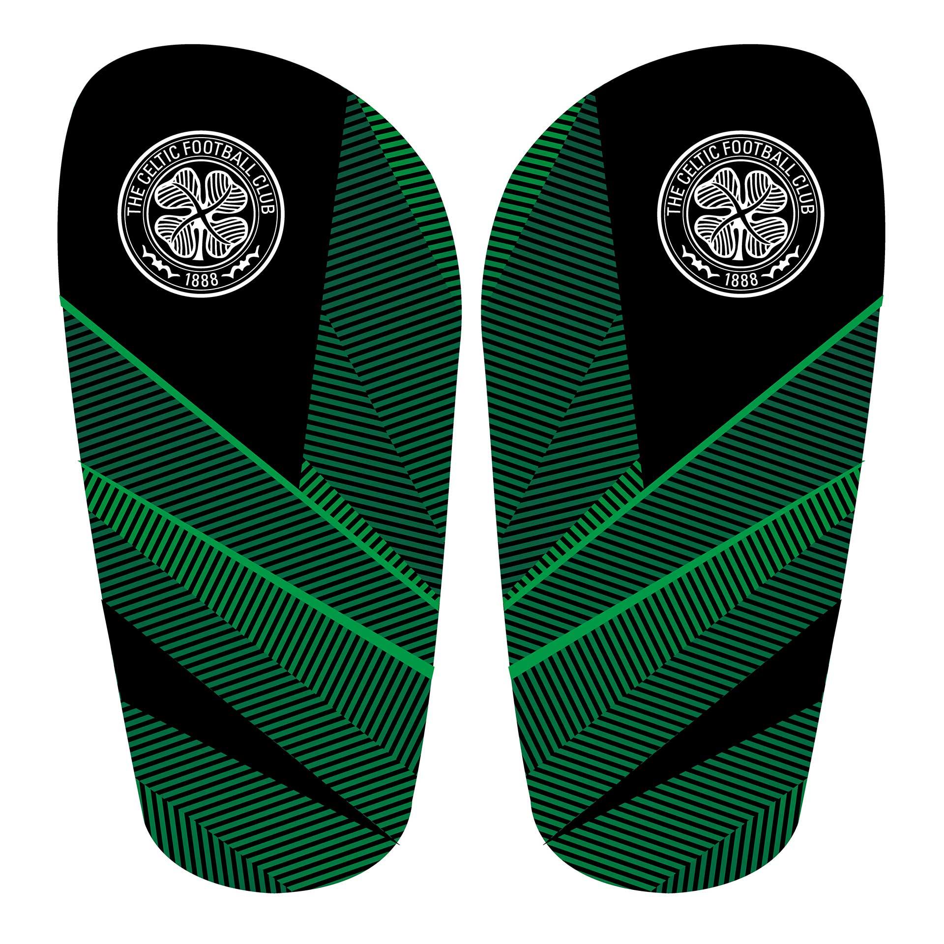 Team Merchandise Slip In Shin Guards Junior Celtic Junior Celtic