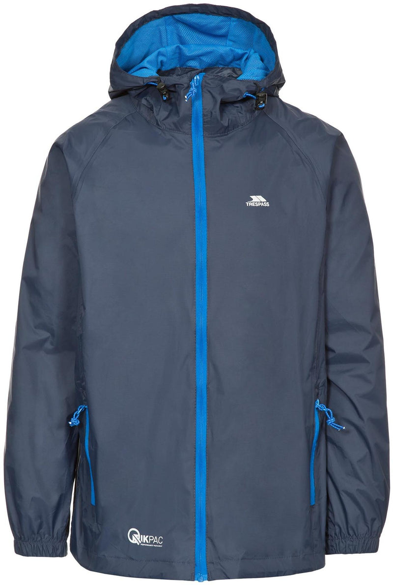 Trespass Qikpac Waterproof Jacket Small Navy/Blue Small Navy/Blue