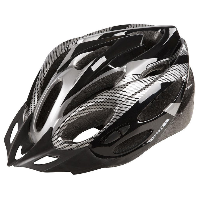 Trespass Crankster Cycle Helmet L/XL White/Black L/XL White/Black