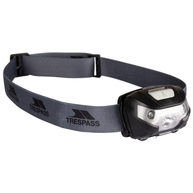 Trespass Bazan Rechargeable Headtorch Black Black