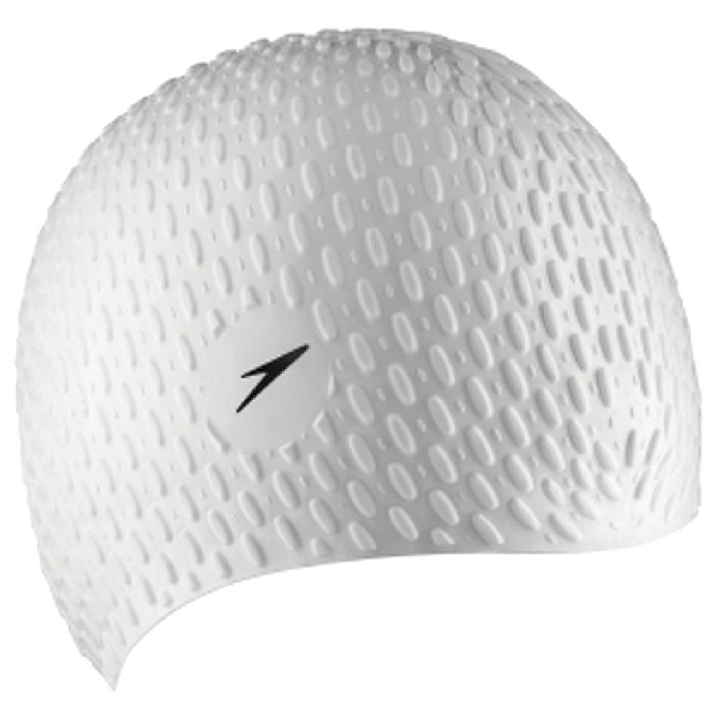 Speedo Bubble Cap Adult White Adult White