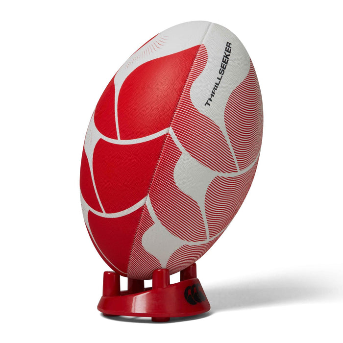 Canterbury Thrillseeker Rugby Ball 5 White/Red 5 White/Red