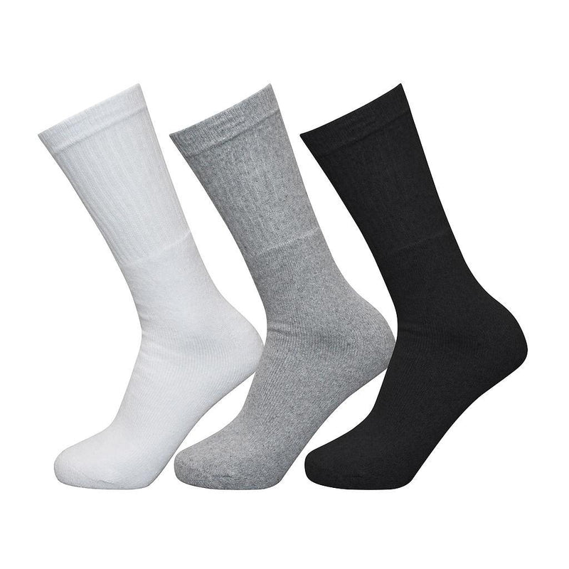 Exceptio Multi Sport Crew Socks Junior (3 Pairs) J12-4 Black/Grey/White J12-4 Black/Grey/White