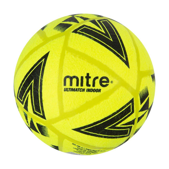 Mitre Ultimatch Indoor Football 4 Yellow/Black 4 Yellow/Black