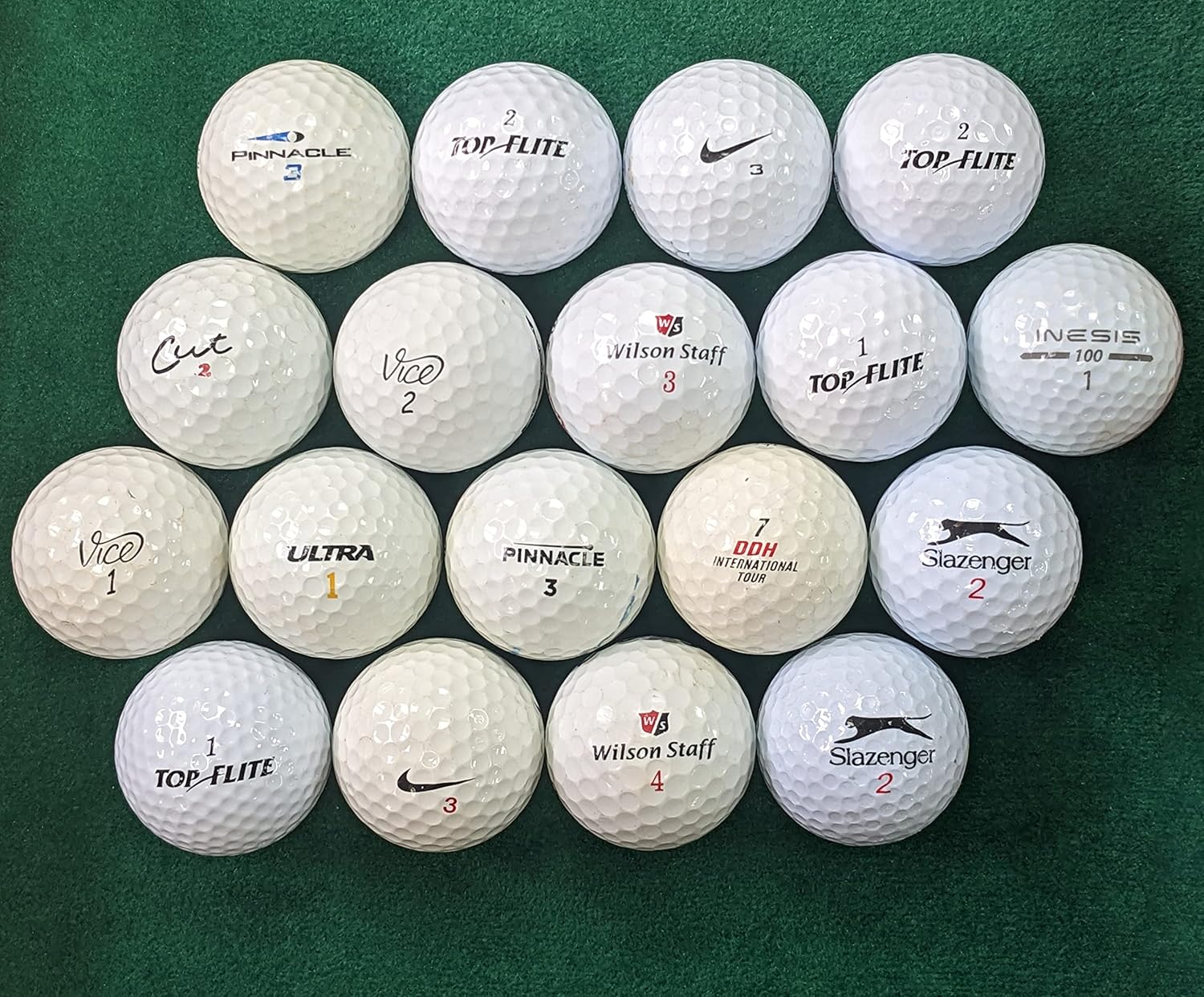 Longridge Lake Balls Mix Brands 18 Ball Bag