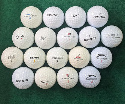 Longridge Lake Balls Mix Brands 18 Ball Bag