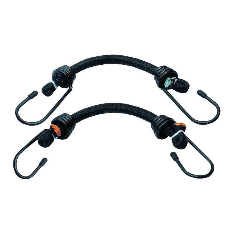 Longridge Elasticated Trolley Straps Black Black