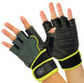 Fitness Mad Mens Weight Training Gloves XLarge Black/Green XLarge Black/Green