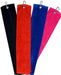 Longridge Blank Luxury 3 Fold Golf Towel Pink Pink