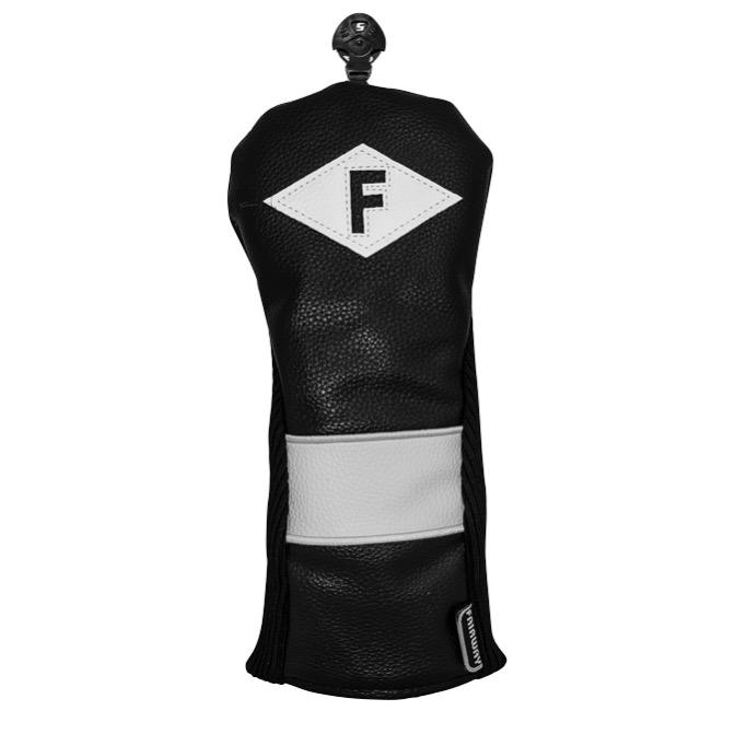 Longridge Classic Style Fairway Headcover Black Black