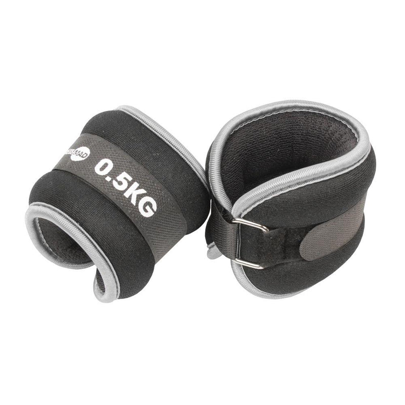 Fitness Mad Wrist/Ankle Weights 2 x 0.5kg 2 x 0.5kg