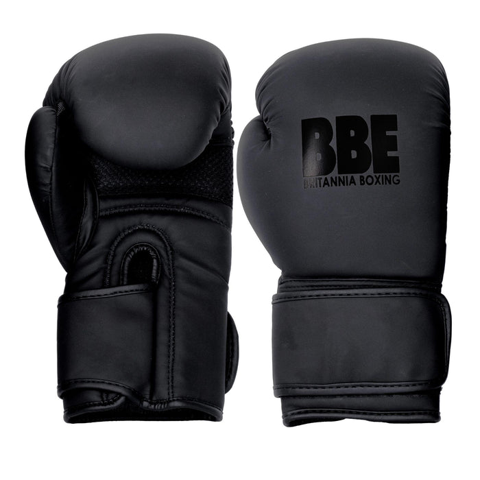BBE Boxing Sparring/Bag Boxing Gloves 12oz Matte Black 12oz Matte Black