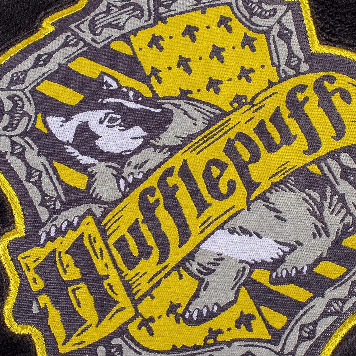 Merchoid Harry Potter: Hufflepuff Christmas stocking - Large Hogwarts house xmas stocking decoration/Christmas ornament/gift pouch