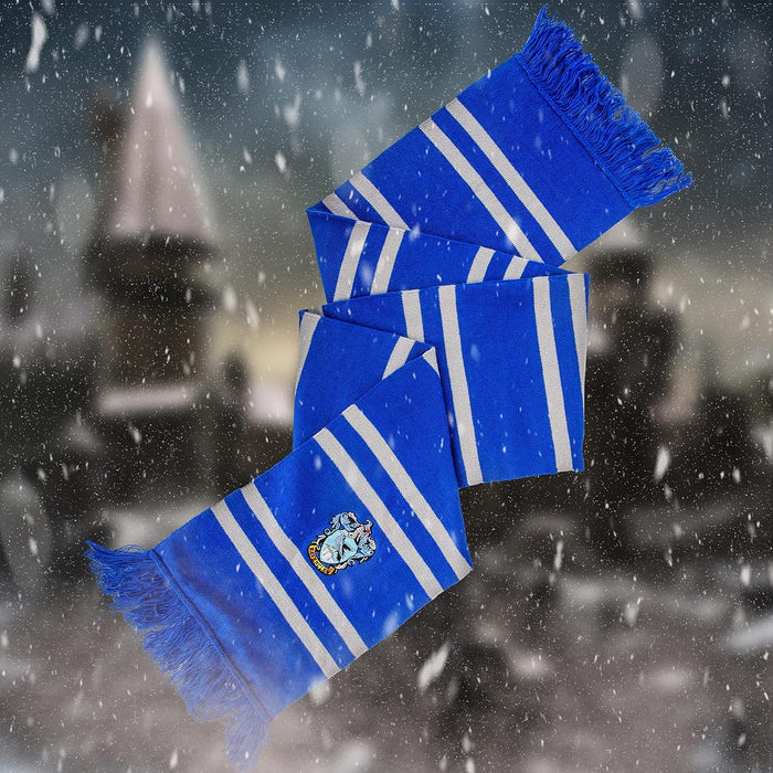 Merchoid Harry Potter Ravenclaw House Scarf – Official Warner Bros Hogwarts House Scarf Ultra Soft
