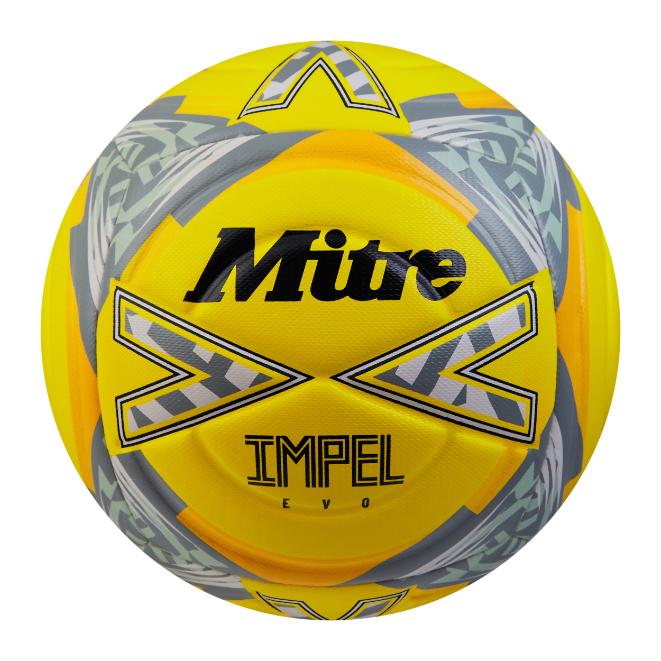 Mitre Impel Evo Football 4 Yellow/Black/Grey 4 Yellow/Black/Grey