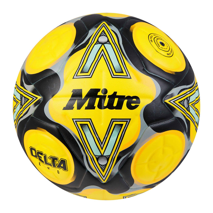 Mitre Delta Evo Football 5 Yellow/Black/Grey 5 Yellow/Black/Grey