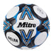 Mitre Delta One Football 4 White/Black/Blue 4 White/Black/Blue