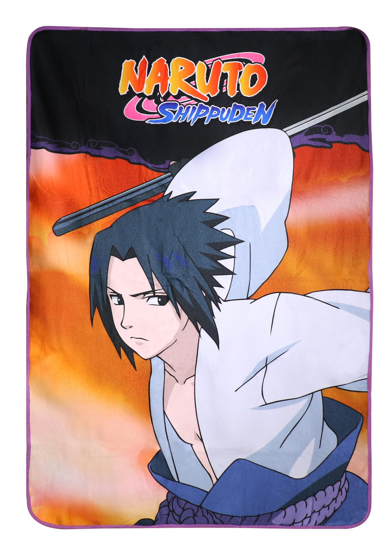 SD TOYS Sasuke Naruto Fleece Blanket 100 x 150 cm