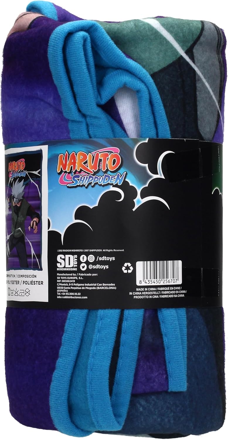 Naruto Shippuden Fleecedecke Kakashi 100 x 150 cm