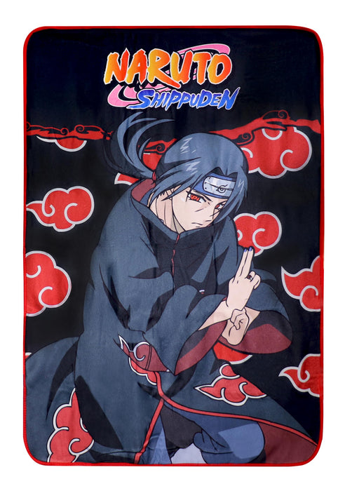 SD TOYS Itachi Naruto Fleece Blanket, 100 x 150 cm