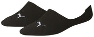 Puma Invisible Footie Socks (2 Pairs) 2.5-5 Black 2.5-5 Black