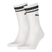 Puma Crew Heritage Stripe Sock (2 Pair) 9-11 White/Black 9-11 White/Black