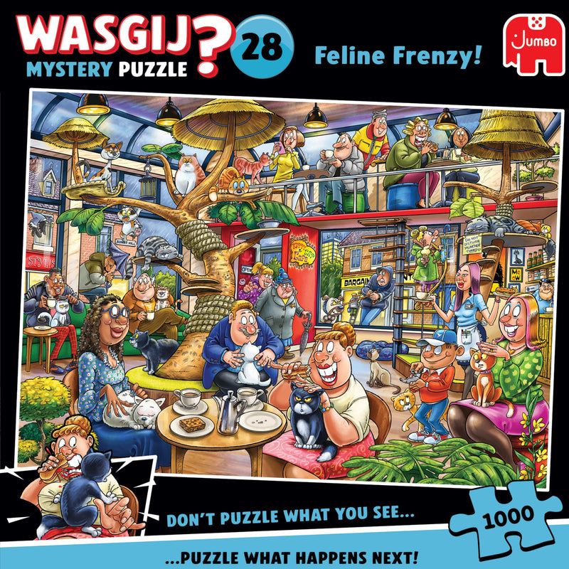 Wasgij - Mystery - #28 Feline Frenzy! (1000 Pieces) (1110100506)