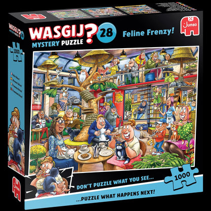 Wasgij - Mystery - #28 Feline Frenzy! (1000 Pieces) (1110100506)