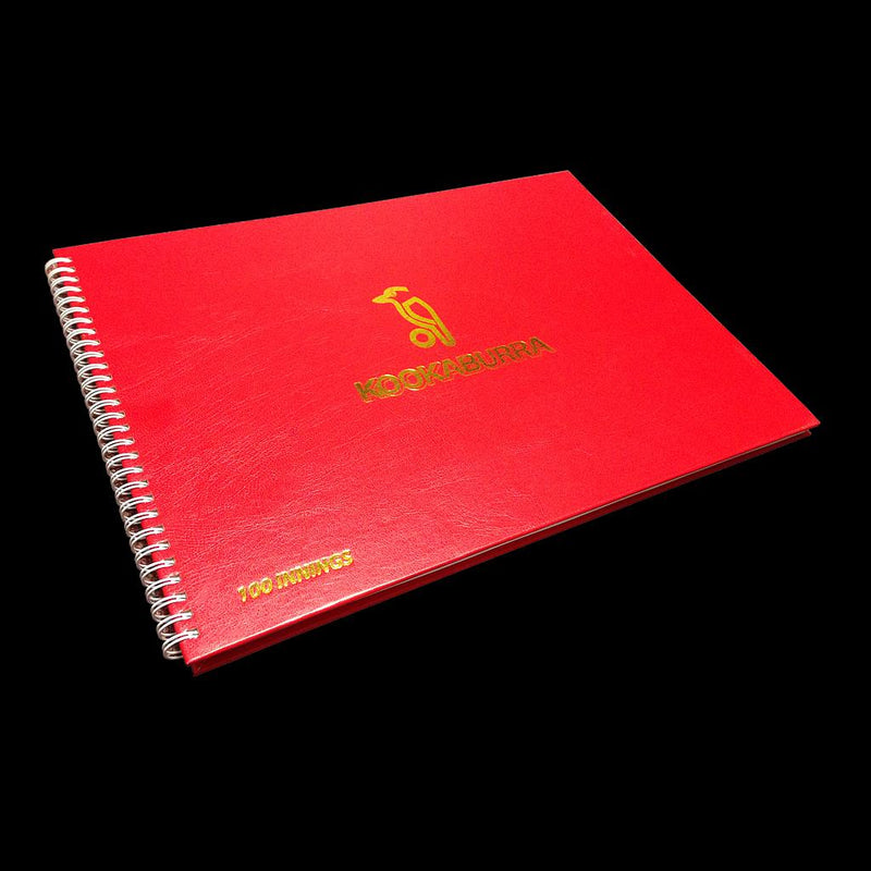 Kookaburra Scorebook Wirebound - 100 inns