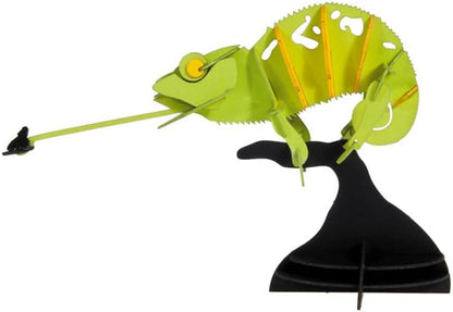Fridolin 3D Papiermodell Chamäleon