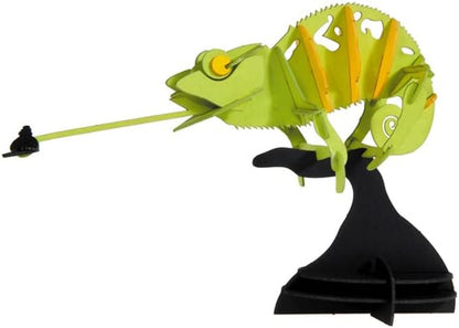 Fridolin 3D Papiermodell Chamäleon