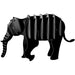 Fridolin GmbH 3D Papiermodell - Elefant, b/h/t: ca. 11 × 11 × 7 cm (montiert